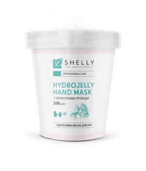 Гідрогелева маска для рук з пелюстками троянди Shelly, 200 г